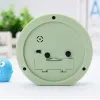 Mini home decoration, simple circular three-dimensional digital desktop clock, student dormitory lazy alarm clock Specification image